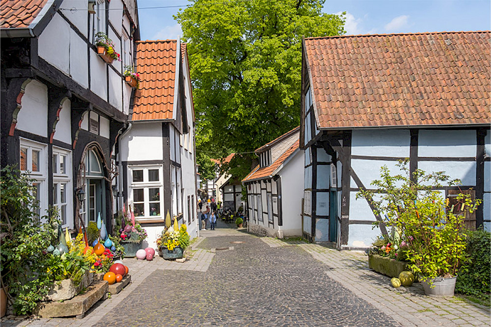 Image shows the old town of Tecklenburg.